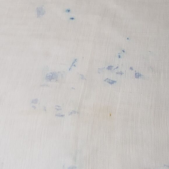 VINTAGE 1960'S HANKIE PINK EMBROIDERED FLOWERS POCKET SCARF BRIDAL WEDDING - Picture 6 of 12